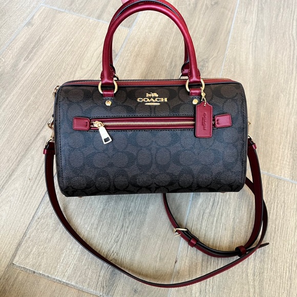 Coach Rowan Satchel In Signature Canvas - Picture 3 of 10